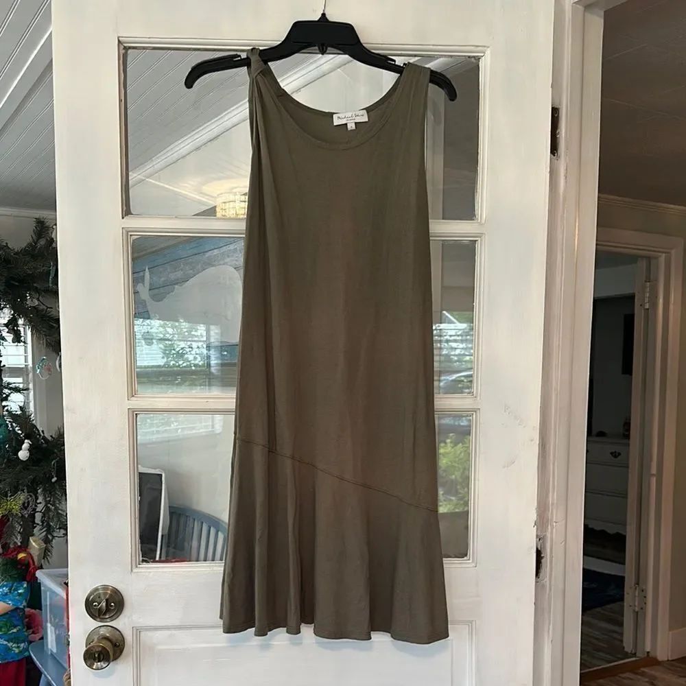 MICHAEL STARS KIRSTY Cotton Sleeveless Tank Dress